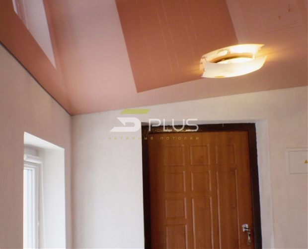Светло-коричневый потолок в прихожей | Портфолио 5Plus | Киев ⋆ Днепр ⋆