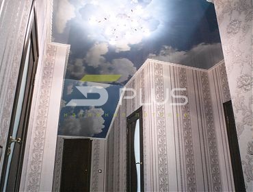 Печать на потолке облака - Фото 5plus ракурс 1