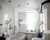 Натяжной потолок черно-белая ванна - Фото 5plus ракурс 2