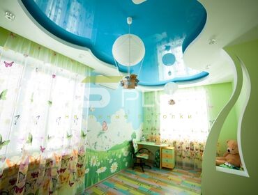 Волшебный натяжной потолок в детской - Фото 5plus ракурс 1