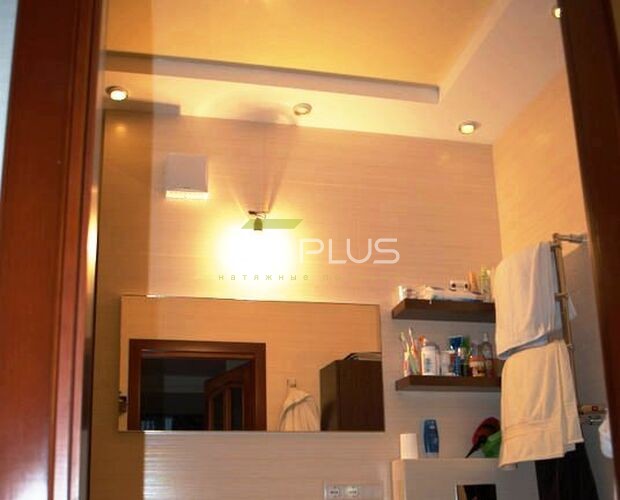 Естетика натяжної стелі для ванної | Портфоліо 5Plus