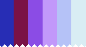 фіолетові відтінки стелі