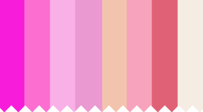 розовые цвета потолков